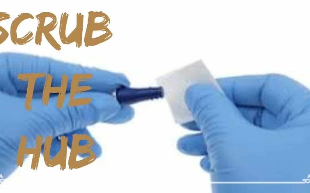 Scrub but don’t cap the hub to reduce infections in the NICU